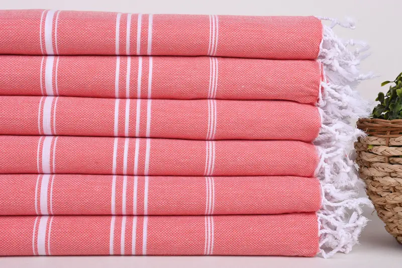 Quick-dry peshtemal, 70x40 Cotton Striped Towel, Custom Towel Beach, Lightweight towel, Gift Boxes Towel, Guest Towel, Beach Towel Bulk - 2