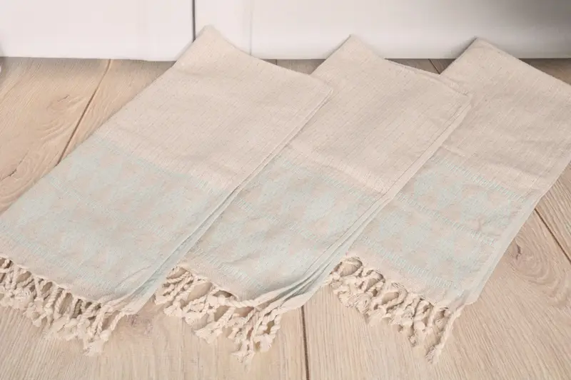 Sevgililer Günü Hediyesi, Konuk Havlusu, Türk El Havlusu, Eşsiz Hediye, Düğün Favorları, 40x20 Keten Kilim Tasarım Havlu, Türk Havlu El Havlusu - 6