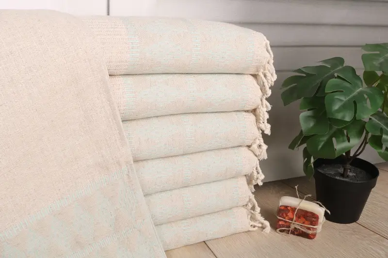 Sevgililer Günü Hediyesi, Konuk Havlusu, Türk El Havlusu, Eşsiz Hediye, Düğün Favorları, 40x20 Keten Kilim Tasarım Havlu, Türk Havlu El Havlusu - 1