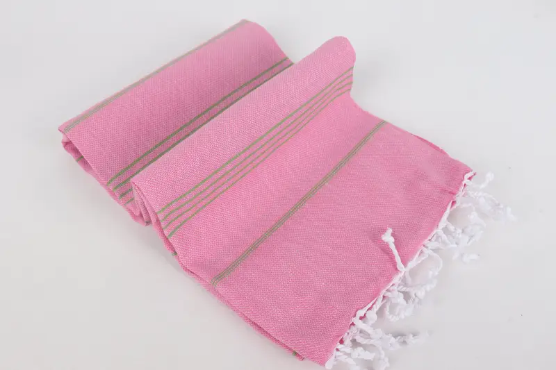 70x40 Cotton Striped Towel, Decorative Towel, Wedding Gift For Bride, Turkish towel, Quick-Dry Beach Towel, Turkish bath towel, Organic Cotton Towel - 6