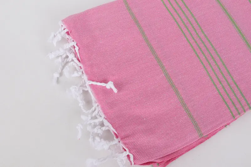 70x40 Cotton Striped Towel, Decorative Towel, Wedding Gift For Bride, Turkish towel, Quick-Dry Beach Towel, Turkish bath towel, Organic Cotton Towel - 7