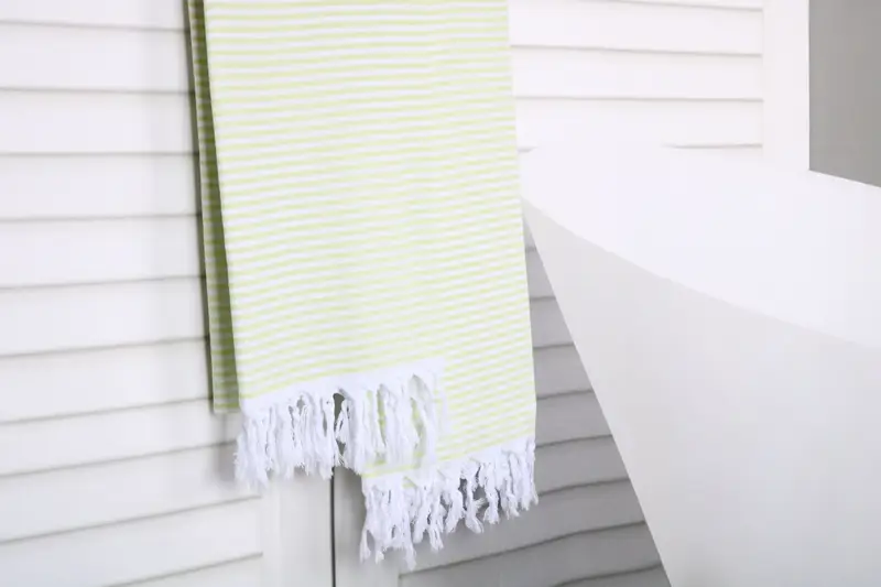 Organic Turkish towel, Personalized Turkish Towel, 68x36 Cotton Striped Towel, Home Decor Towel, Sand-resistant towel, Bachelorette Party Gifts - 8