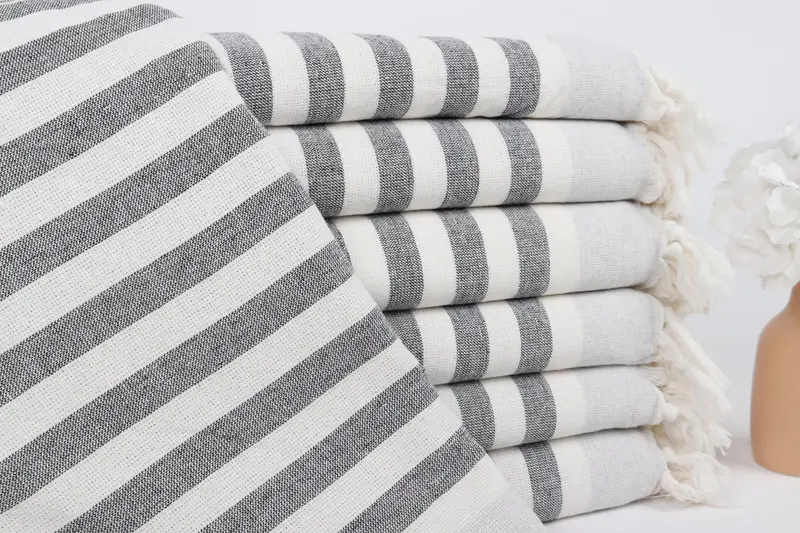 Sand-resistant towel, Best Friend Christmas Gift, 68x40 Cotton Striped Terry Towel, Beach Towel Bulk, Bachelor Gifts, Quick-dry peshtemal - 1