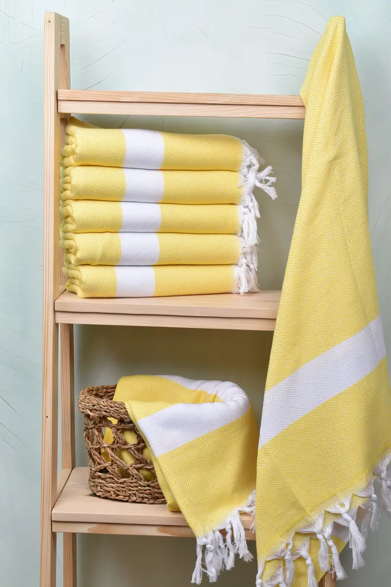 Large Turkish Towel, Bachelor Party Favors, Best Beach Towel, 70x40 Cotton Diamond Towel, Gift Towel, Bachelorette Party Gifts Bridesmaids - 3