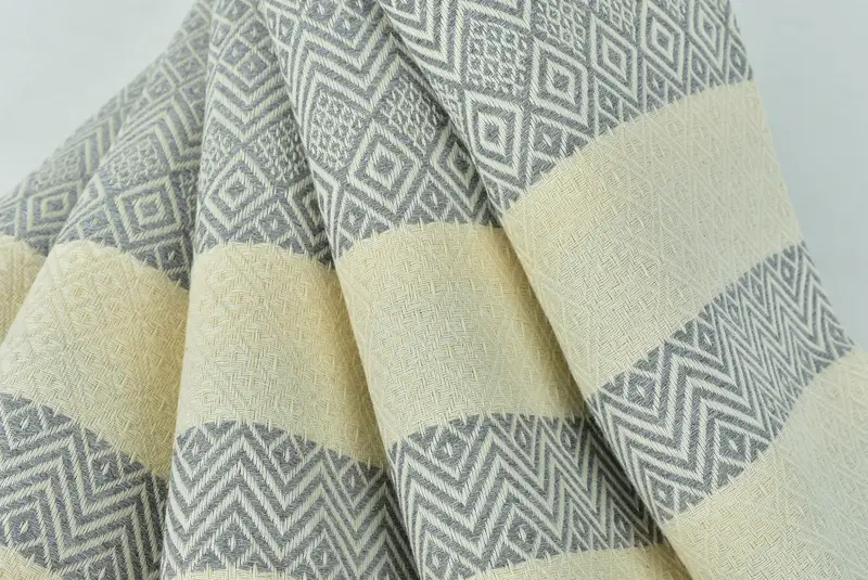 Custom Gifts, Sand-resistant towel, Guest Towel, 70x40 Cotton Diamond Towel, Custom Gift, Monogrammed Beach Towel, Soft and absorbent Turkish towel - 5