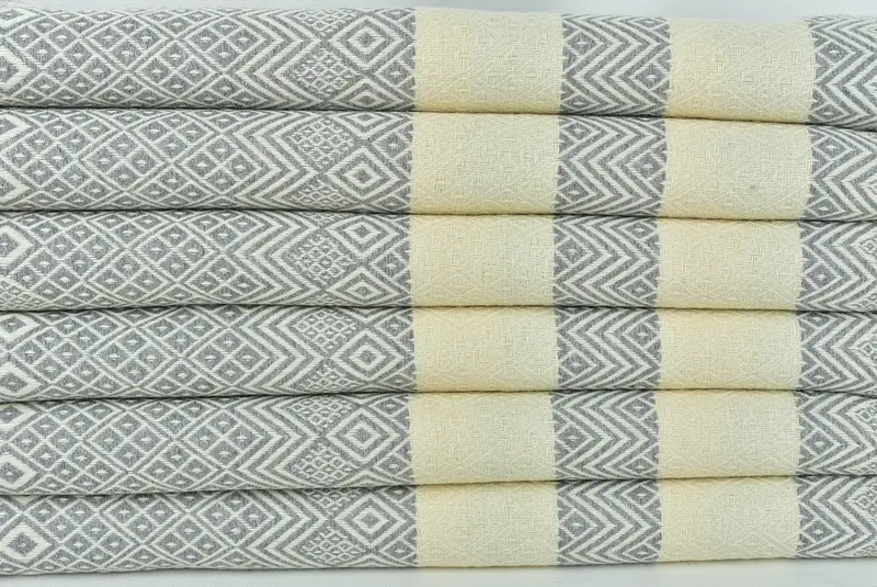 Custom Gifts, Sand-resistant towel, Guest Towel, 70x40 Cotton Diamond Towel, Custom Gift, Monogrammed Beach Towel, Soft and absorbent Turkish towel - 2