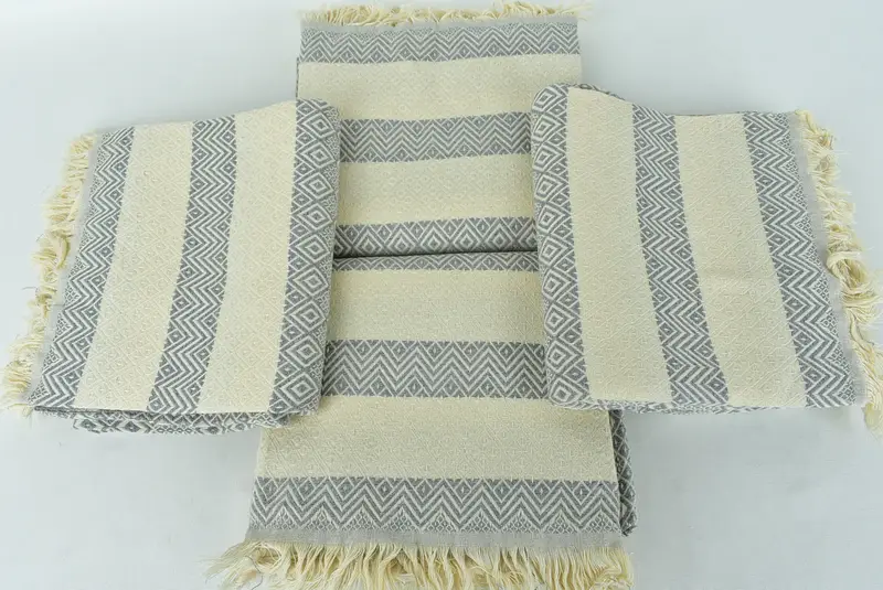 Custom Gifts, Sand-resistant towel, Guest Towel, 70x40 Cotton Diamond Towel, Custom Gift, Monogrammed Beach Towel, Soft and absorbent Turkish towel - 6