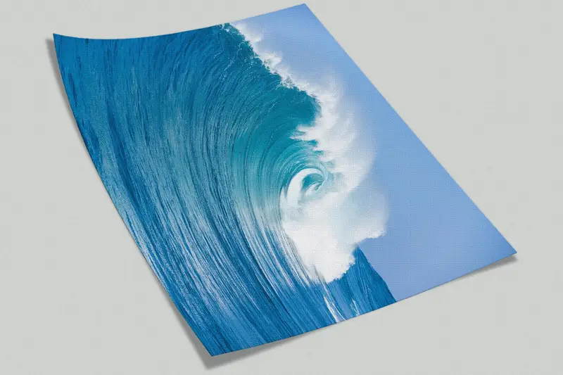 Do It Yourself, 3D Wallpaper, Big Waves Wall Poster, Blue Wall Stickers, Ocean Wall Print, View Mural, Wall Decals Murals, - 7