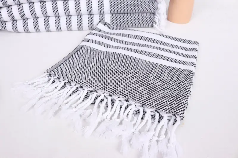 Gifts For Him, Wedding Favors, Boyfriend Gift, Monogram Hand Towel, Personalized Dish Towel, 44x24 Cotton Striped Towel, Best Friend Gift Ideas - 5