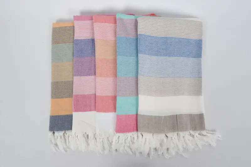 Bachelorette Party Gifts Bridesmaids, Quick-Dry Beach Towel, Embroidered Turkish Towel, 68x40 Cotton Striped Towel, Custom Gifts, Personalized Gifts - 3