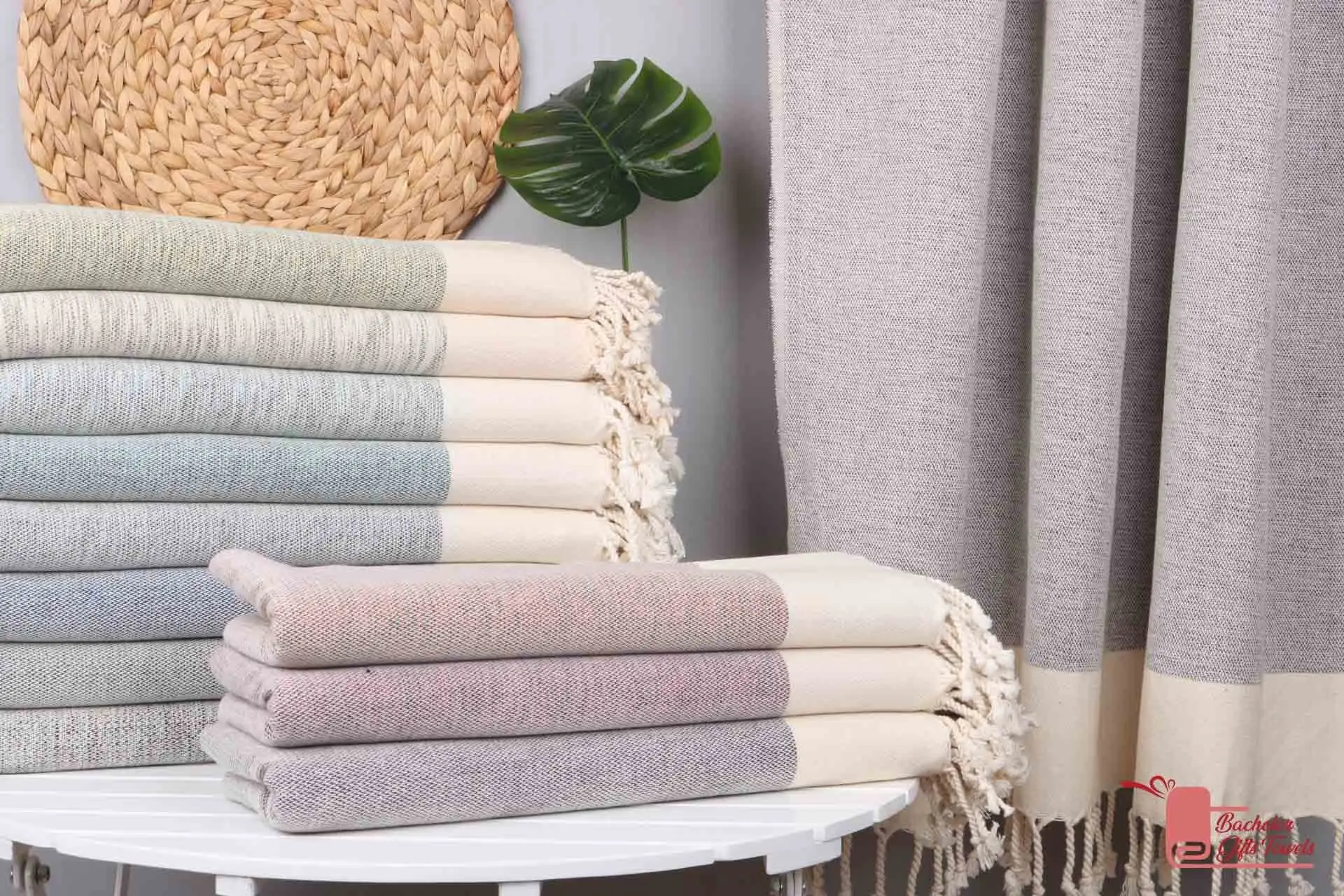 Bridesmaid Gift Towel, Personalized 40x63 Cotton Flat Towel - 1