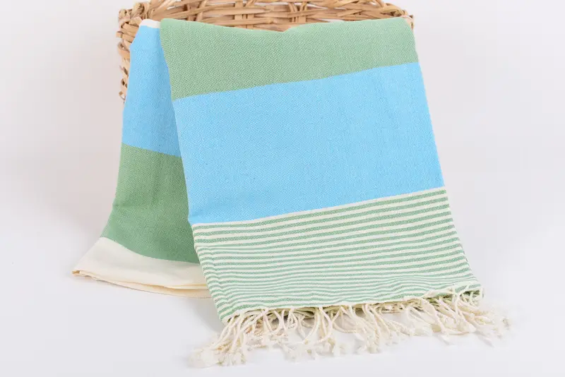 Monogramm türkisches Handtuch, Hauswarminggeschenk, personalisiertes Handtuch, Gasttuch, Bester Hochzeitsgeschenk, 68x40 Baumwollstreifenhandtuch, Brautjungfern Gefälligkeiten - 4