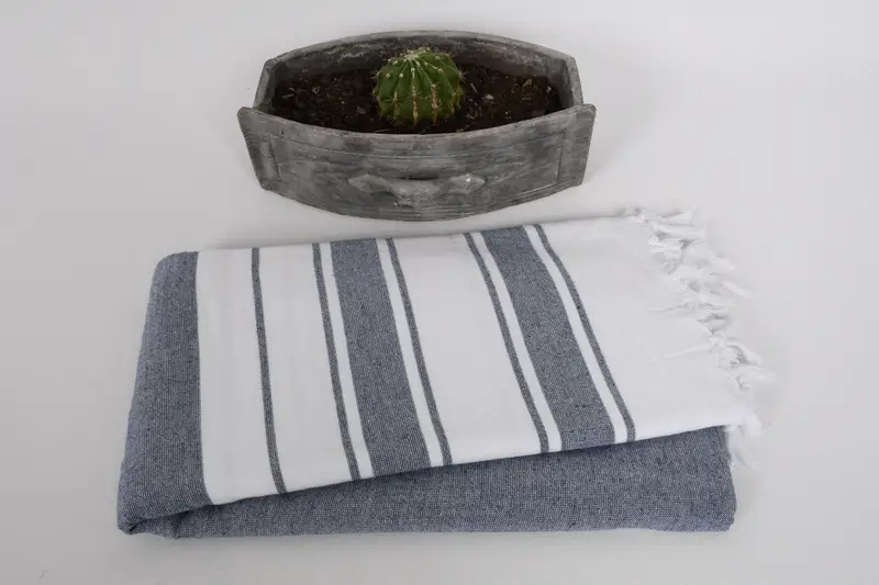 64x36 Cotton Striped Terry Towel, Gym Towel, Embroidered Beach Towel, Bachelorette Party Favors, Turkish hand towel, Gift For Coworker, Wedding Gift - 4