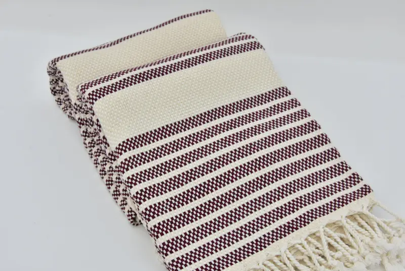 Bachelorette Party Gift, Turkish hand towel, 70x40 Cotton Striped Towel, Turkish Towel Set, Personalized Gifts, Valentines Day Gift For Him - 7