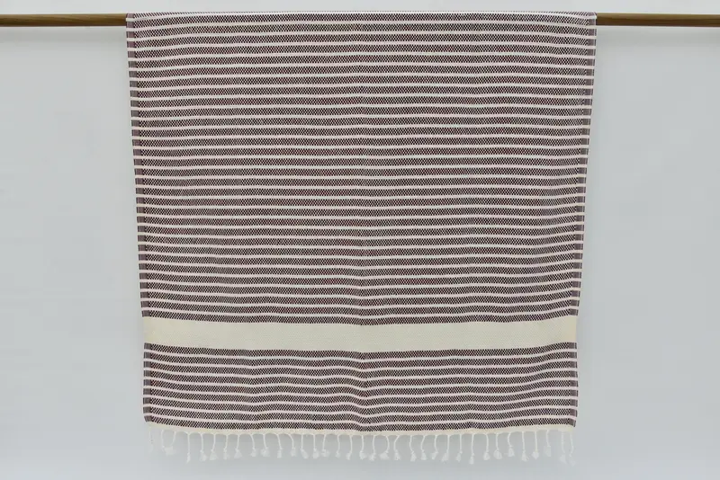 Bachelorette Party Gift, Turkish hand towel, 70x40 Cotton Striped Towel, Turkish Towel Set, Personalized Gifts, Valentines Day Gift For Him - 8