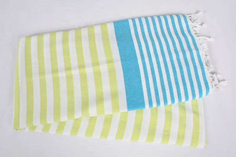 Valentines Day Gift Idea, 84x64 Cotton Striped Towel, Monogram Blanket, Wedding Anniversary Gift, Bachelorette Gifts, Bridesmaid Gifts - 4