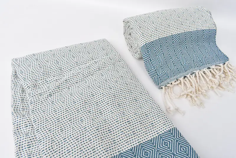 Custom Gift, 70x40 Cotton Diamond Towel, Personalized Turkish Towel, Quick-Dry Beach Towel, Memorial Gift, Extra large Turkish bath towel - 7
