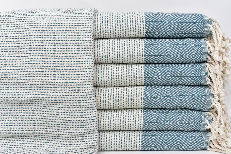 Custom Gift, 70x40 Cotton Diamond Towel, Personalized Turkish Towel, Quick-Dry Beach Towel, Memorial Gift, Extra large Turkish bath towel - 1