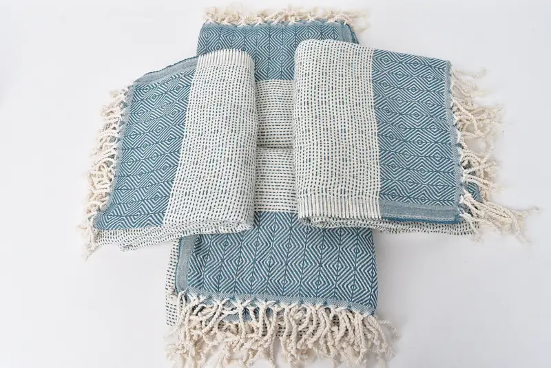 Custom Gift, 70x40 Cotton Diamond Towel, Personalized Turkish Towel, Quick-Dry Beach Towel, Memorial Gift, Extra large Turkish bath towel - 6