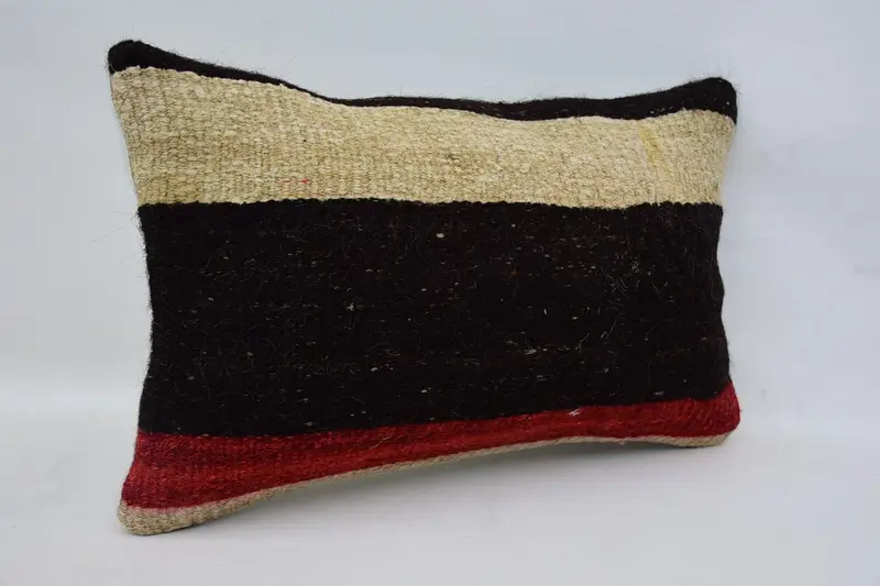 Antik Yastıklar, Yastık Sham, 12x20 Kahverengi Yastık, Boho Yastık Sahtesi, Türk Yastığı, Aksan Yastık Kılıfı, Kanepe Destek Yastık Kılıfı - 2