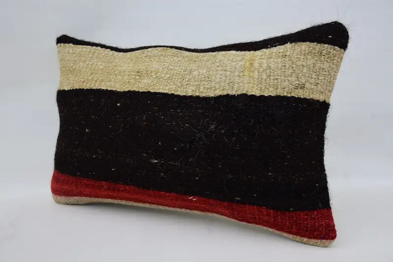 Antik Yastıklar, Yastık Sham, 12x20 Kahverengi Yastık, Boho Yastık Sahtesi, Türk Yastığı, Aksan Yastık Kılıfı, Kanepe Destek Yastık Kılıfı - 3