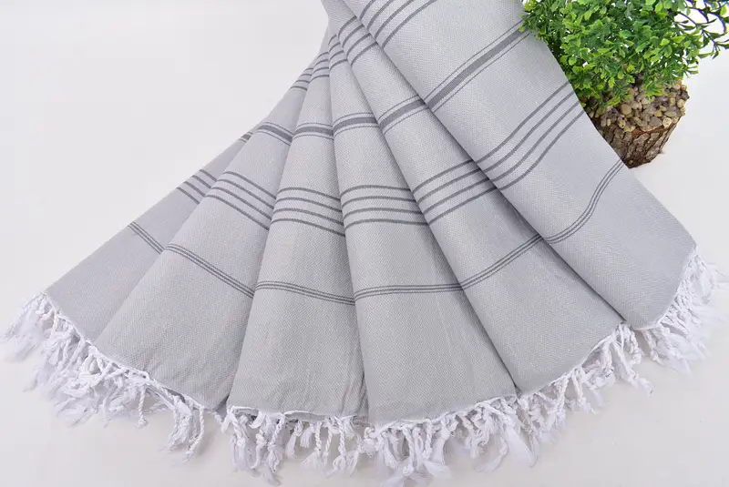 70x40綿の縞模様のタオル、砂に耐えるタオル、結婚式の好意、刺繍されたトルコのタオル、トルコのバスタオル、バチェロレットパーティーの好意ビーチ - 4