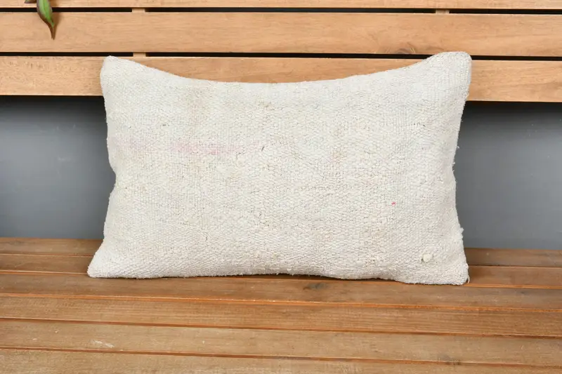 Home Decor Pillow, Pillow, Cotton Cushion, Boho Pillow Sham Cover, Toss Pillow, 12x20 White Pillow Sham, Outdoor Bolster Cushion, Boho Pillow - 6