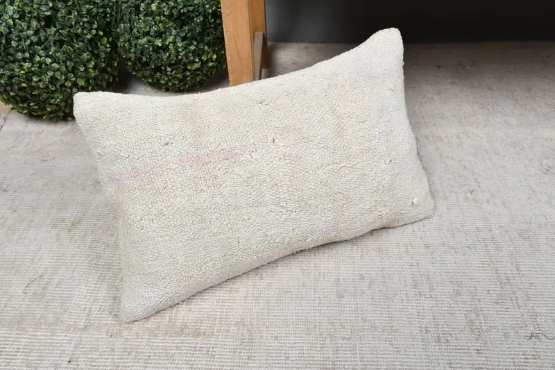 Home Decor Pillow, Pillow, Cotton Cushion, Boho Pillow Sham Cover, Toss Pillow, 12x20 White Pillow Sham, Outdoor Bolster Cushion, Boho Pillow - 7