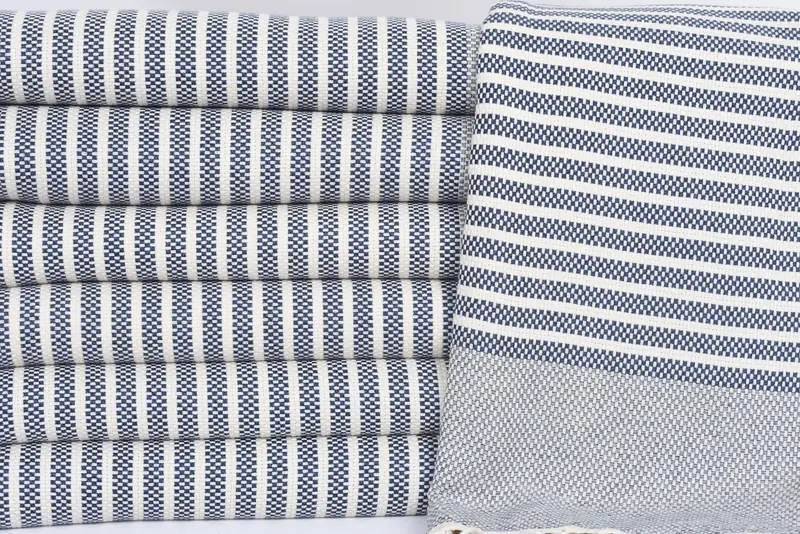 Brautduschengeschenk, 76x40 Baumwollstreifentuch, Junggesellenhäuser, Jubiläumsgeschenk für sie, Strandtuch, Luxustuch, Reisetuch - 2