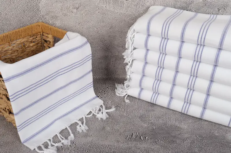 Turkish Towel Hand Towel, 40x24 Cotton Striped Towel, Home Gift, Bridesmaid Gifts, Personalized Gift, Halloween Bachelorette Party Favors - 3