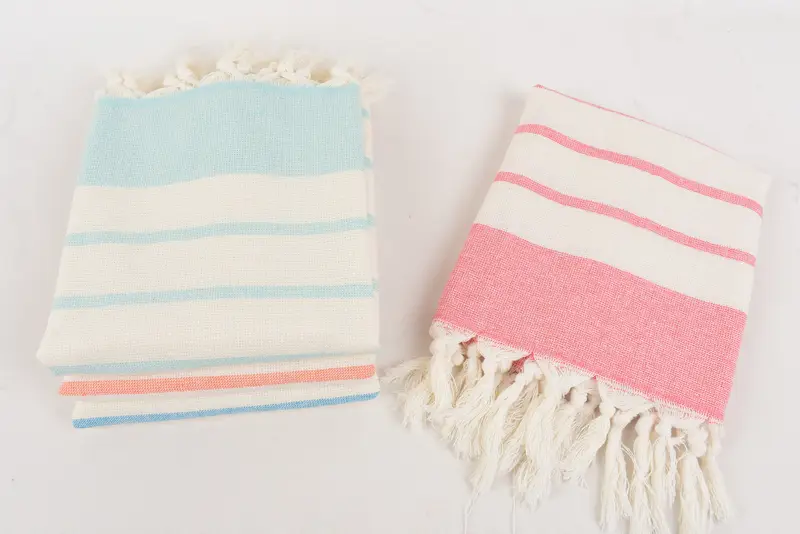 Monogrammed Hand Towel, Monogram Hand Towel, Wedding Favors, 36x18 Cotton Striped Towel, Spa Towel, Home Decor Gifts, Personalized Gift For Him - 8