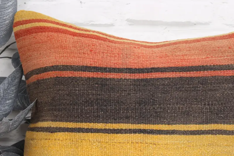 Interior Designer Pillow, Bohemian Cushion Cushion Case, 18x18 Red Cushion Cover, Boho Pillow Sham Cover, Pillow Cover, Vintage Kilim Pillow - 2