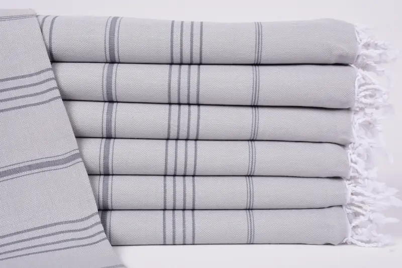 Spooky Bachelorette Party Favors, Travel towel, Monogram Beach Towel, Spa Gift, Bachelorette Gifts, 70x40 Cotton Striped Towel, Peshtemal Towel - 1