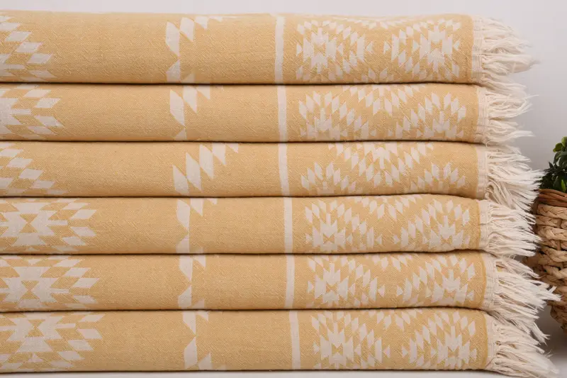 Bathroom Towels, 40x18 Cotton Kilim Towel, Holiday Towel, Personalized Hand Towel, Christmas Gift, Custom Hand Towel, First Wedding Anniversary Gift - 2