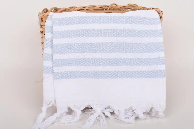 Home Decor Gifts, Personalized Gift For Him, Travel Towel, Wedding Gift, Custom Hand Towel, Turkish Towel Hand Towel, 36x24 Cotton Herringbone Towel - 5
