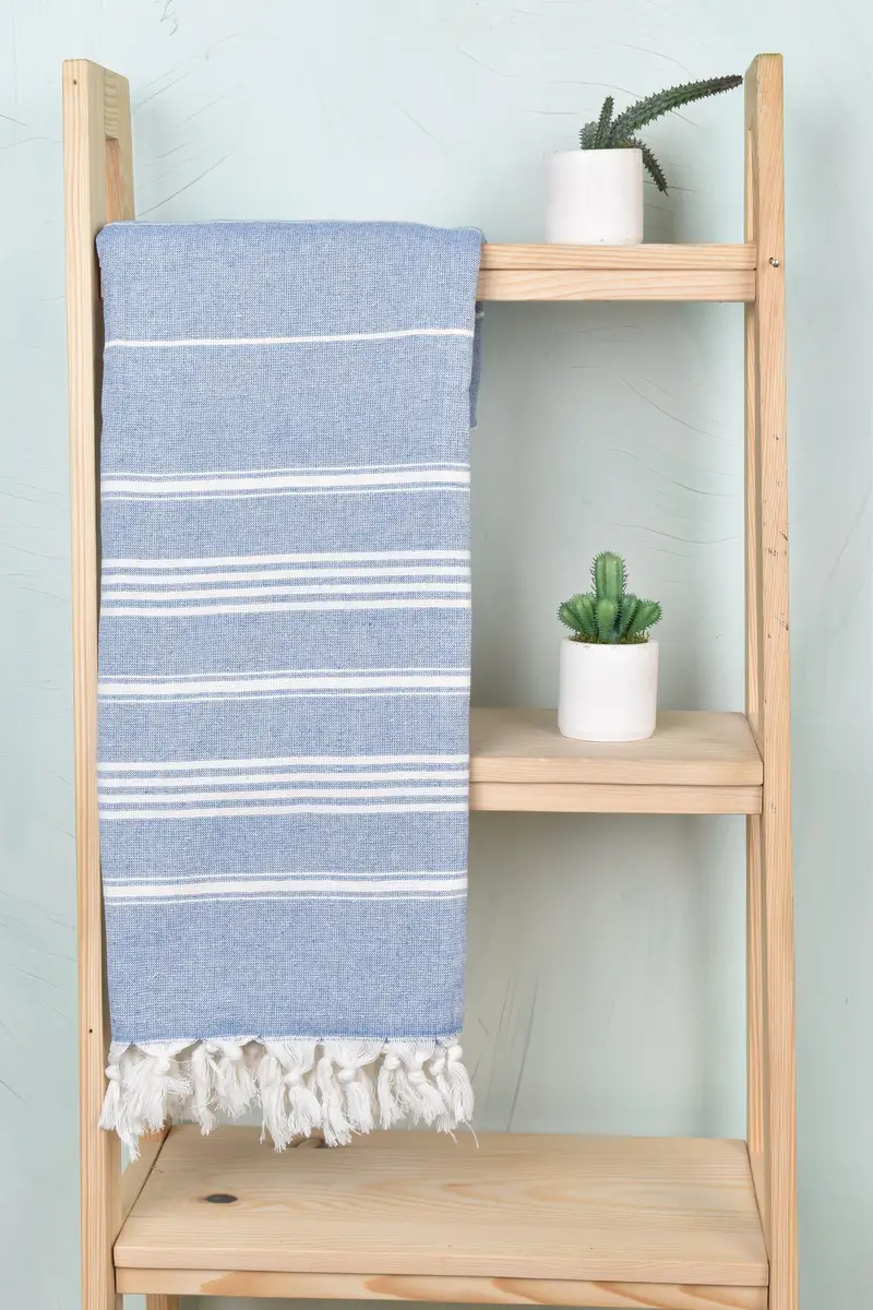 70x40 Cotton Striped Towel, Spa Towel, Bridesmaid Gift, Soft towel, Monogram Towels, Turkish beach towel, Personalized Towel Gift, Wedding For Favor - 8