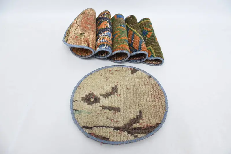 Beige und braunes Bohemian-Tischset, elegantes Tischset für formelle Veranstaltungen