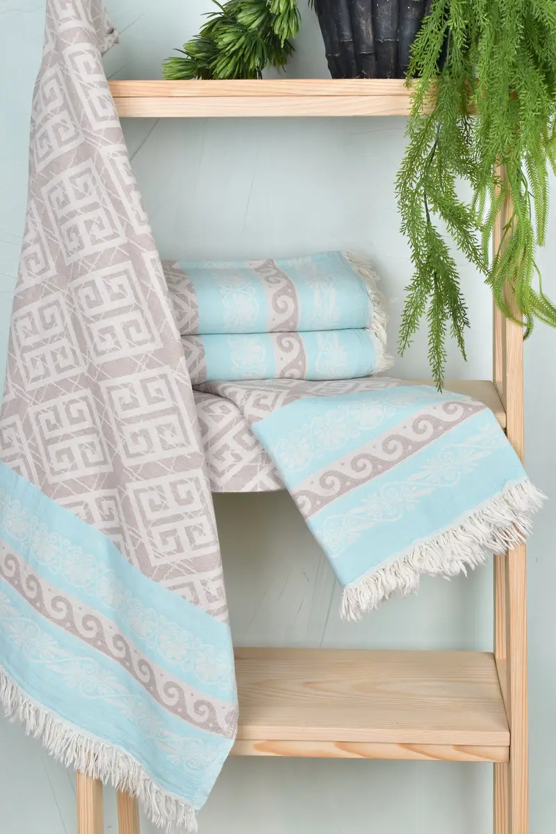 Bridesmaid Gift, 70x36 Cotton Geometric Towel, Turkish Beach Towel Monogram, Bachelor Towel, Personalized Gifts, Best Beach Towel, Gift Boxes Towel - 7