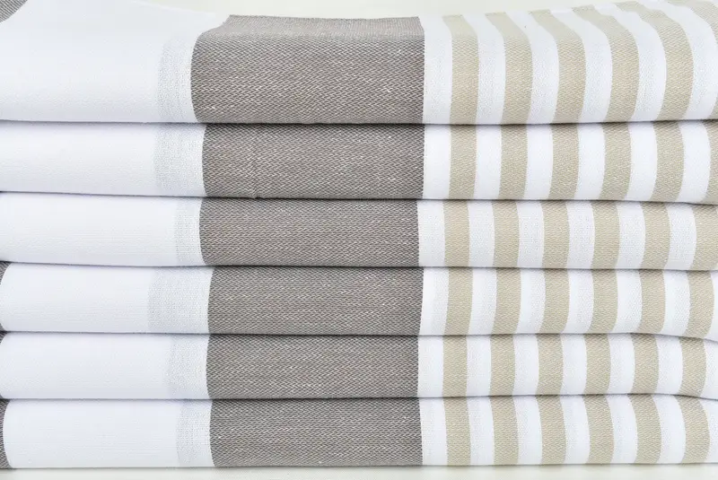 70x40 Cotton Striped Towel, Family Gift, Lightweight Turkish towel, Absorbent Turkish towel, Custom Beach Towels, Bachelorette Party Gifts - 2