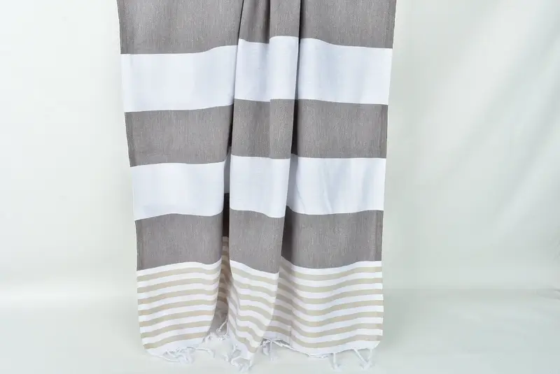 70x40 Cotton Striped Towel, Family Gift, Lightweight Turkish towel, Absorbent Turkish towel, Custom Beach Towels, Bachelorette Party Gifts - 8