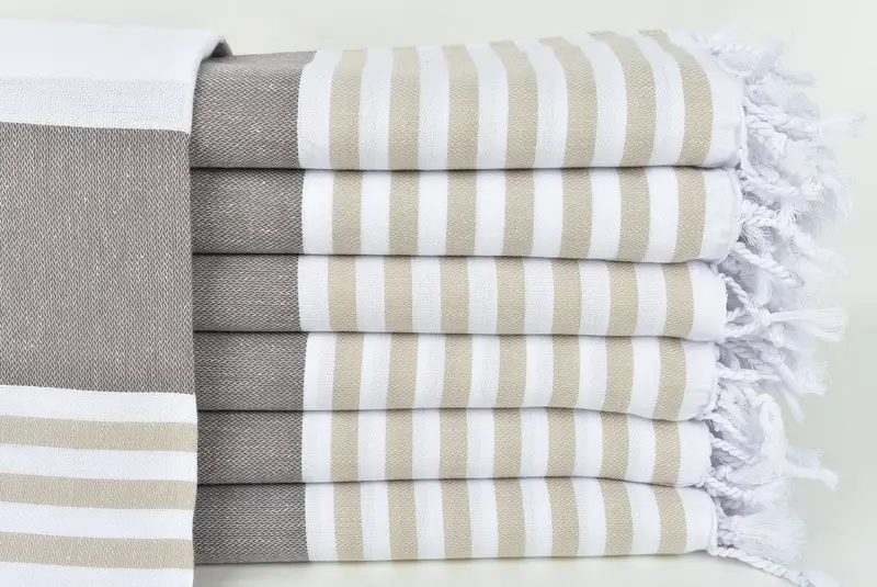 70x40 Cotton Striped Towel, Family Gift, Lightweight Turkish towel, Absorbent Turkish towel, Custom Beach Towels, Bachelorette Party Gifts - 1