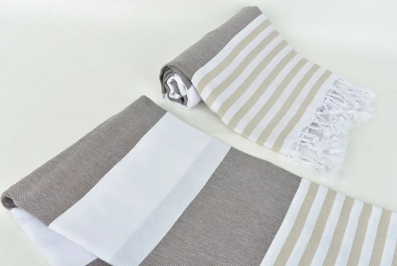 70x40 Cotton Striped Towel, Family Gift, Lightweight Turkish towel, Absorbent Turkish towel, Custom Beach Towels, Bachelorette Party Gifts - 7