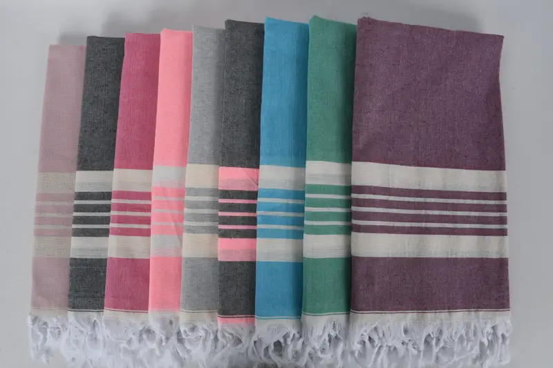 Maid Of Honor Gift, Organic towel, Bulk Order Towel, Bachelorette Towel, Best Beach Towel, Spa Towel, Gift For Him, 70x40 Cotton Striped Towel - 3