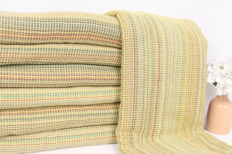 Throw Blanket, Gift For The Home Decor, Woven Throw Blanket, Bohemian Bedspread, Bachelorette Party Favors, 100x80 Cotton Waffle Towel - 2