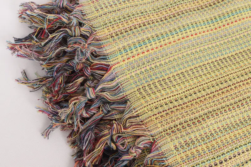 Throw Blanket, Gift For The Home Decor, Woven Throw Blanket, Bohemian Bedspread, Bachelorette Party Favors, 100x80 Cotton Waffle Towel - 7