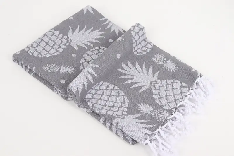 Yaz hediyesi, el yapımı hediye, hafif havlu, bekarlığa veda partisi, seyahat havlu, özel banyo havlusu, 70x36 pamuk ananas tasarım havlu - 7