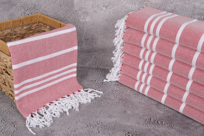 70x40 Cotton Striped Towel, Bachelor Gifts, Turkish beach towel with fringe, Personalized Beach Towel, Fouta towel, Best Friend Christmas Gift - 3