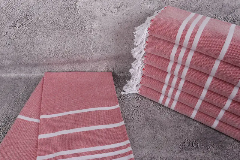70x40 Cotton Striped Towel, Bachelor Gifts, Turkish beach towel with fringe, Personalized Beach Towel, Fouta towel, Best Friend Christmas Gift - 2