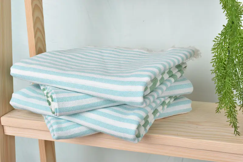 Wedding Day Gift For Bride, 70x40 Cotton Striped Towel, Custom Beach Towel, Bridal Shower Gift, Beach Size Towel, Personalized Turkish Towel - 7