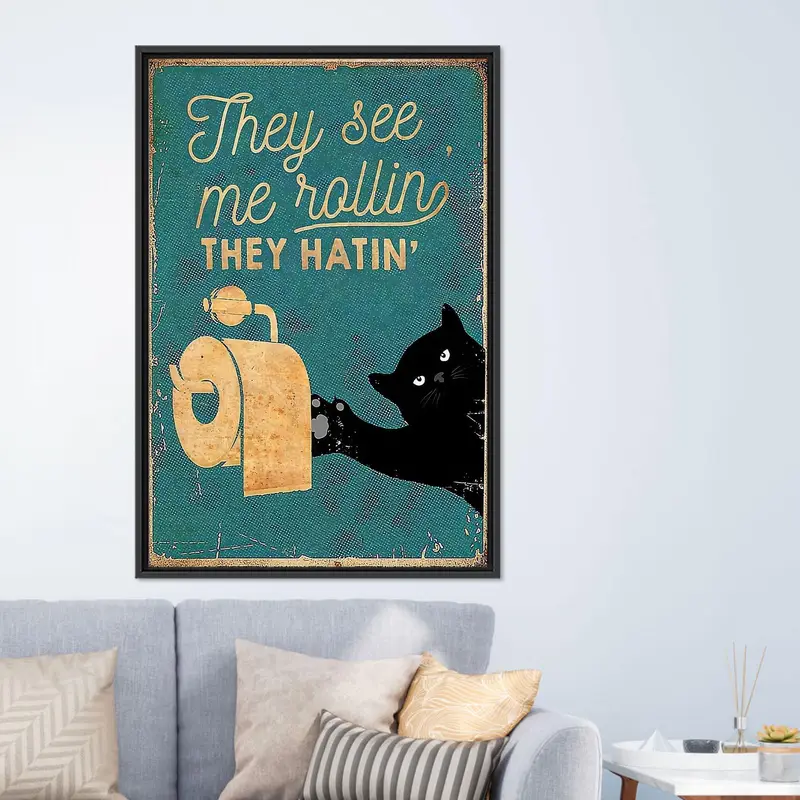 芸術的なキャンバス プリント: ユニークなバスルーム アートでロフトを高めましょう